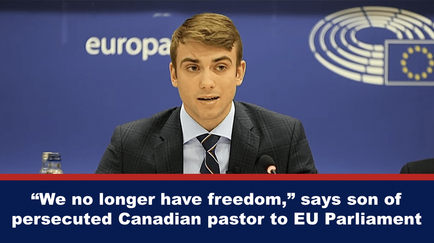 “Meil ei ole enam vabadust,“ ütleb Kanadas tagakiusatud Pawlowski ELi parlamendis esinedes 04.07.2023