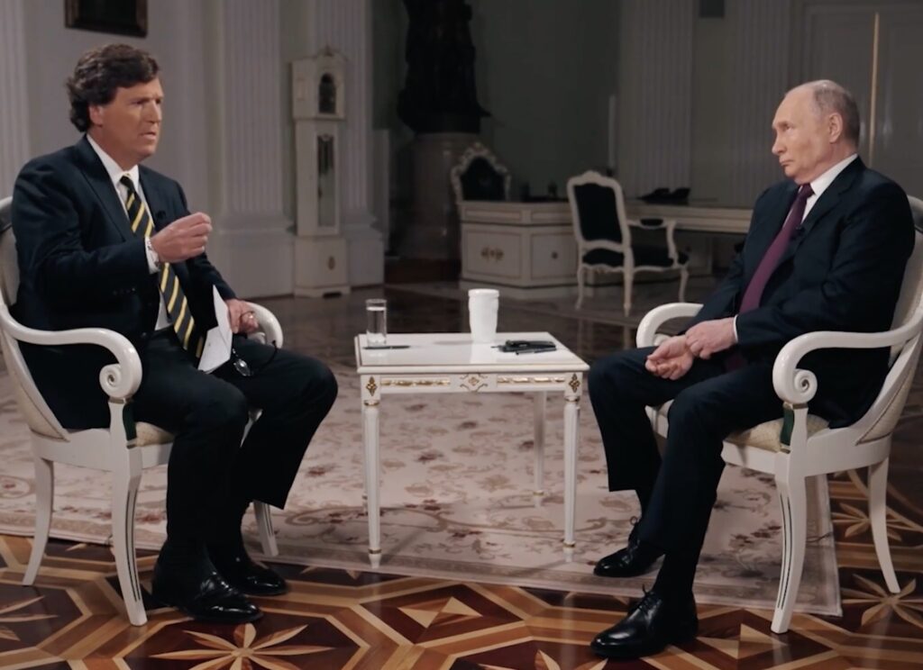 Tucker Carlson intervjuu Venemaa presidendi Vladimir Putiniga-06.01.2024-Moskva-Fonte.News-Veiko Huuse uudised