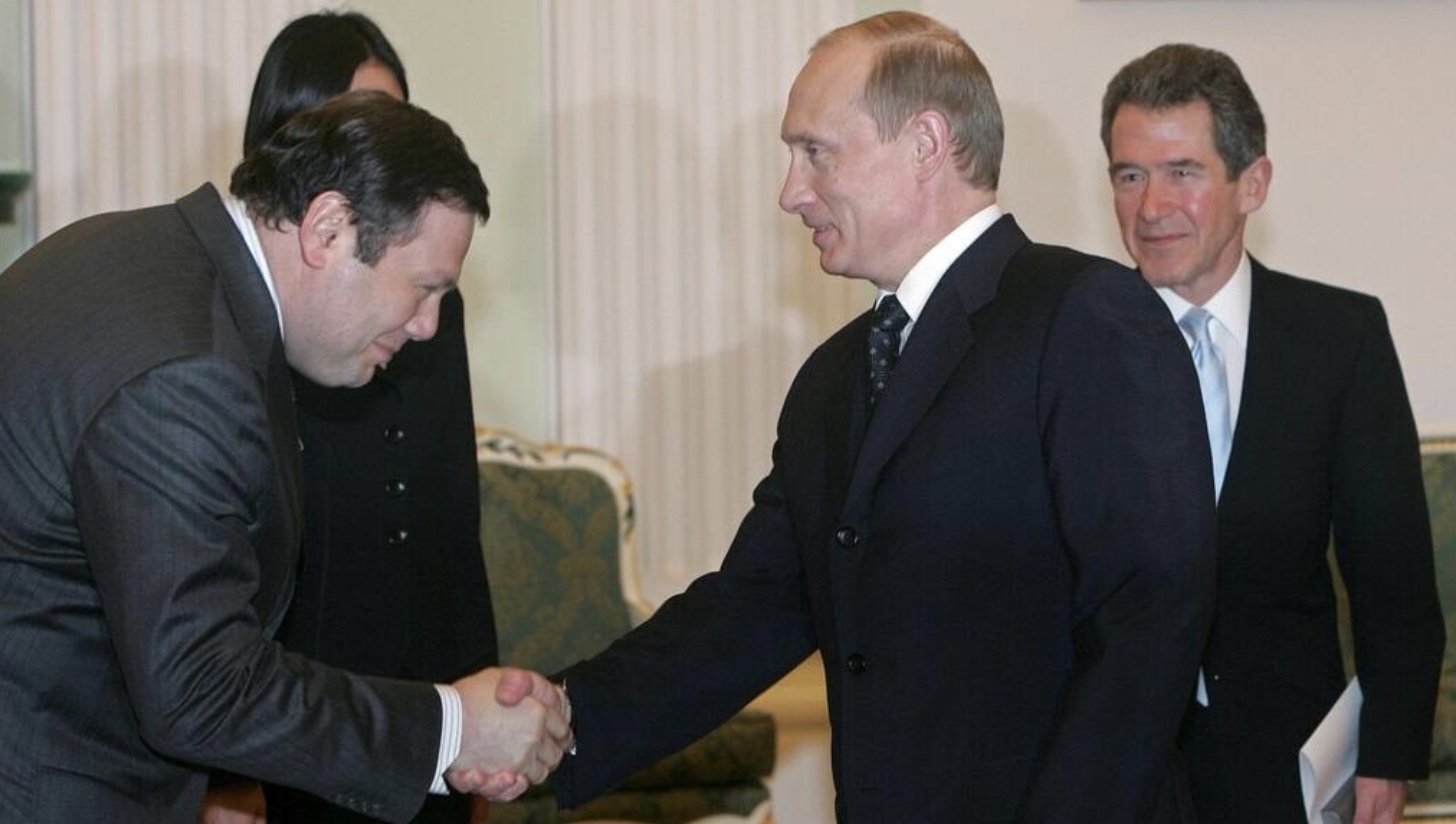 Mikhail Fridman ja Vladimir Putin
