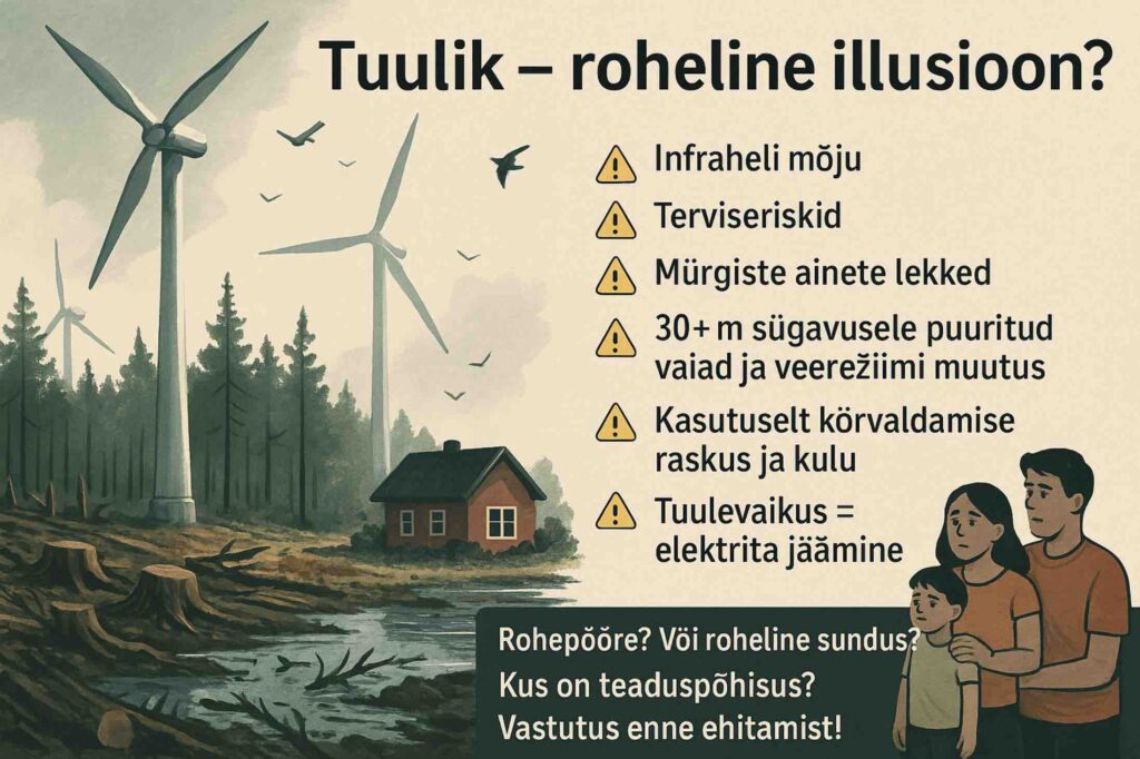 Suur tuuletööstuse teemaline rahvakoosolek Paide Muusika- ja Teatrimajas