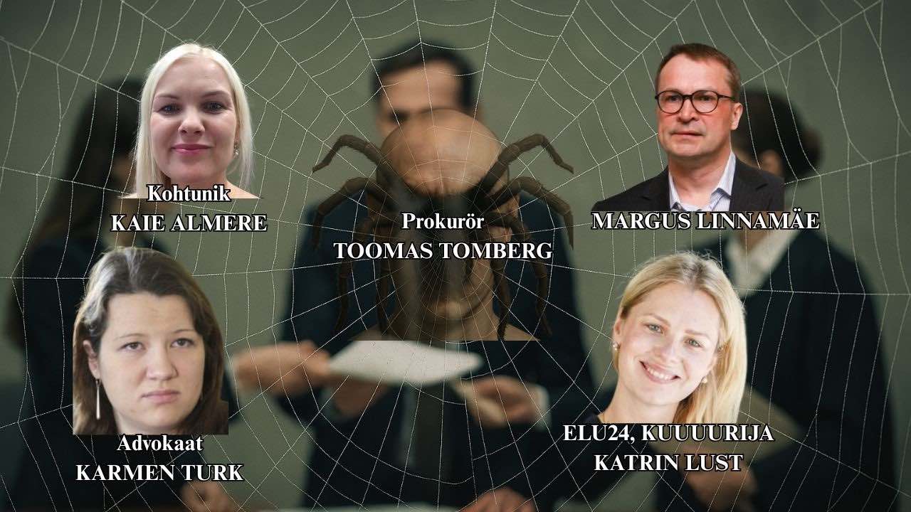 Prokurör Toomas Tomberg võrgustik Kaie Almere, Karmen Turk, Katrin Lust, Margus Linnamäe