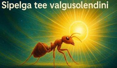 Sipelga tee valgusolendini