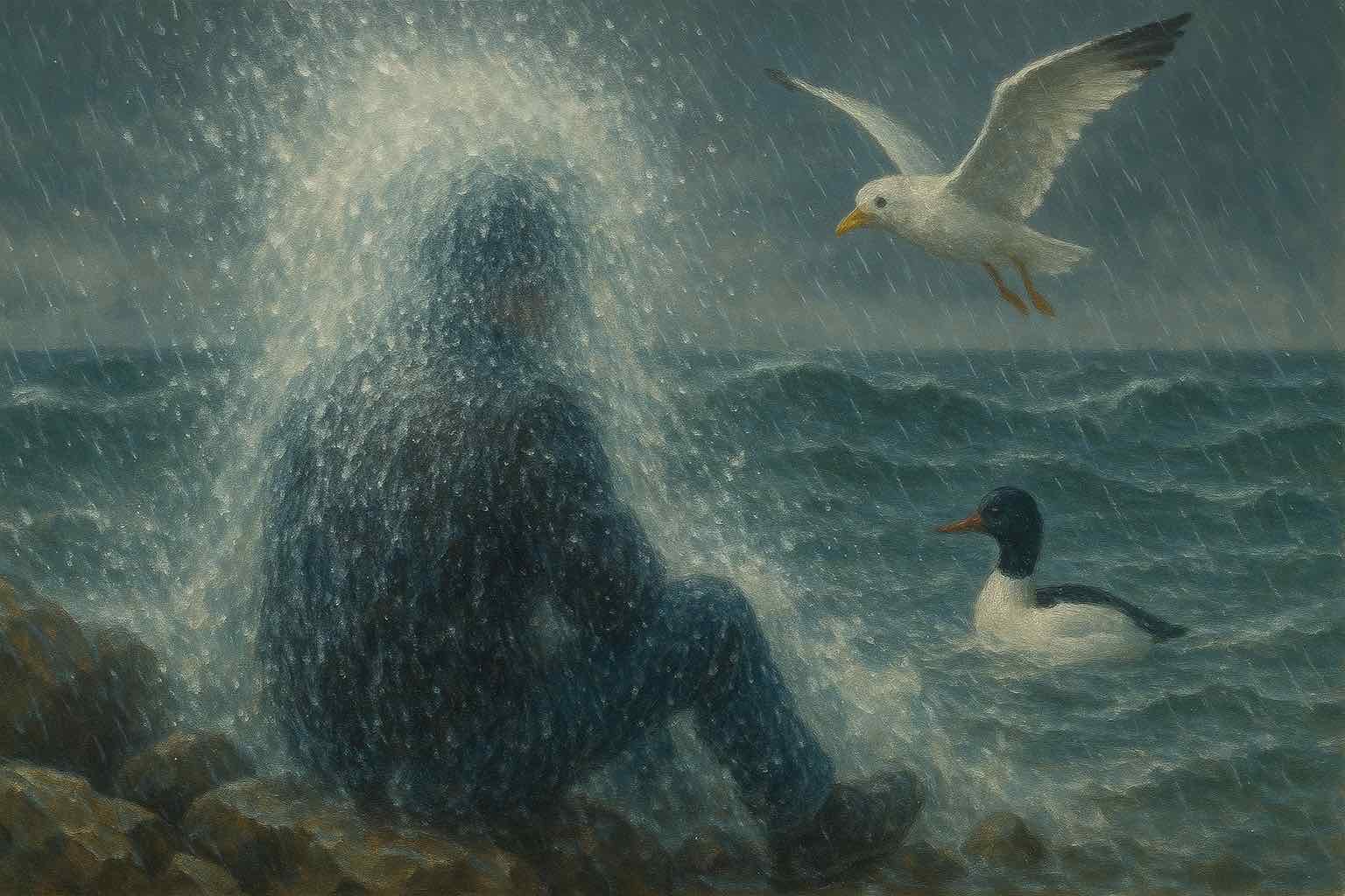 Kui tormine merelaine sind katab