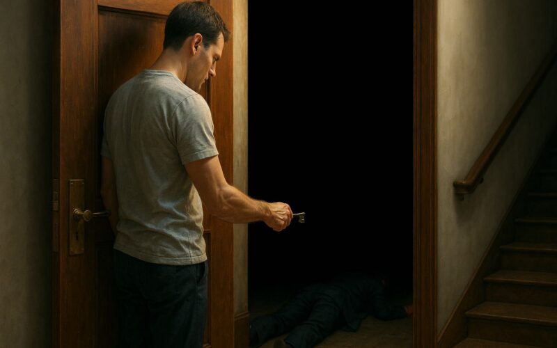 Valguskandja sõnum Kõiksuse puhtast valgusvoost - uks, võti, pimedus, trepp ja ...