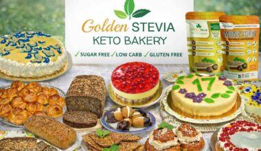 Puhas funktsionaalne toit keto ja low carb toitumiseks - Golden Stevia Keto Pagar