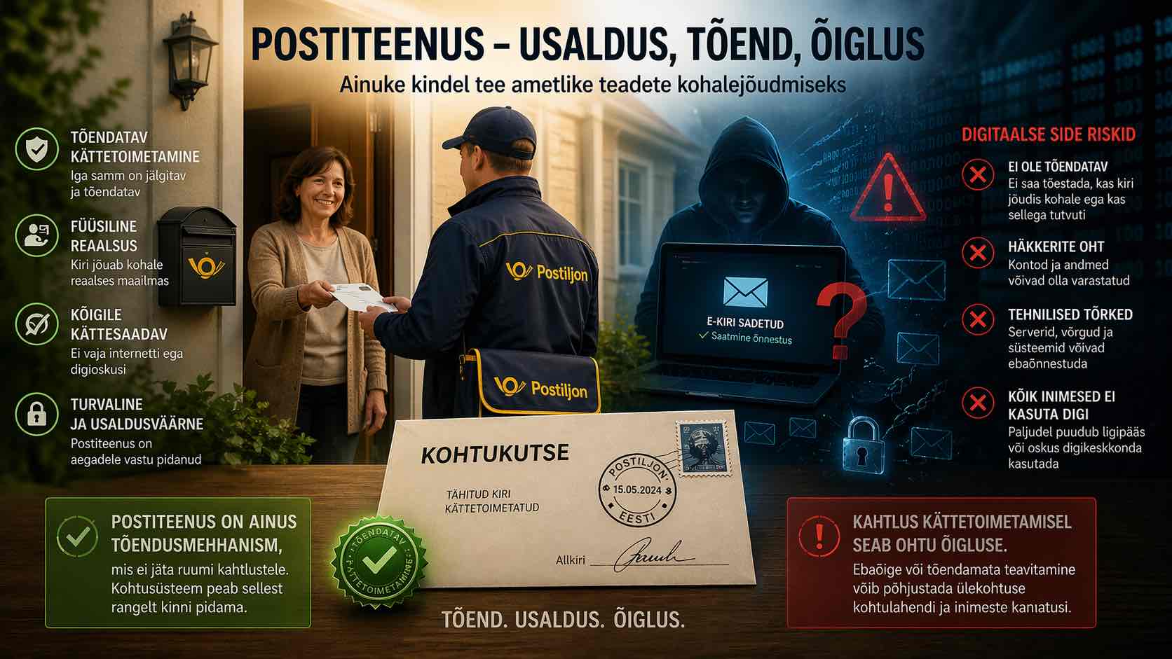 Postiteenus on ainus tõendusmehhanism. Miks kohtunikud seda eiravad? - Fonte.News - Veiko Huuse arvamus