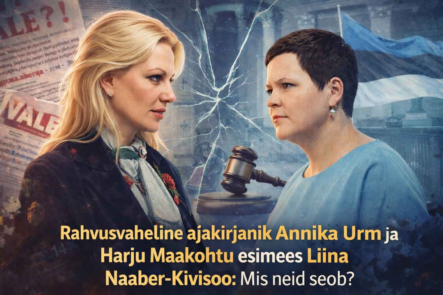 Rahvusvaheline ajakirjanik Annika Urm ja Harju Maakohtu esimees Liina Naaber-Kivisoo: mis neid seob?