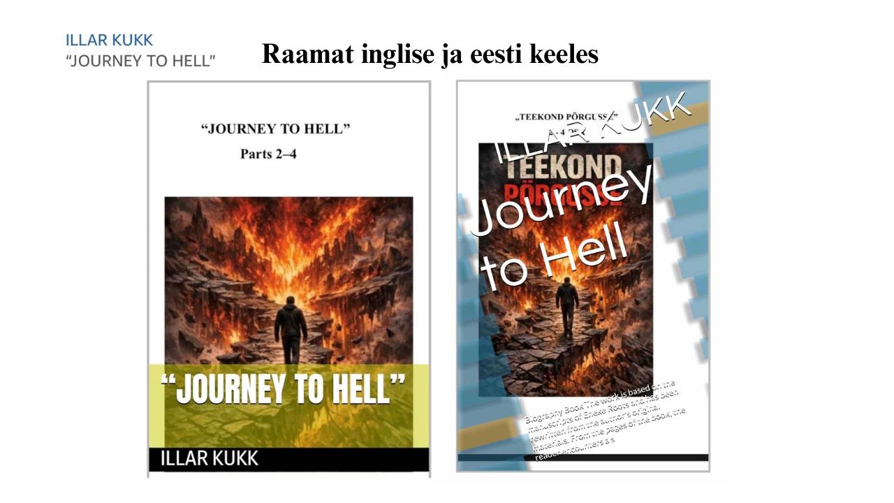Teekond Põrgusse - Illar Kukk, Raamat inglise ja eesti keeles
