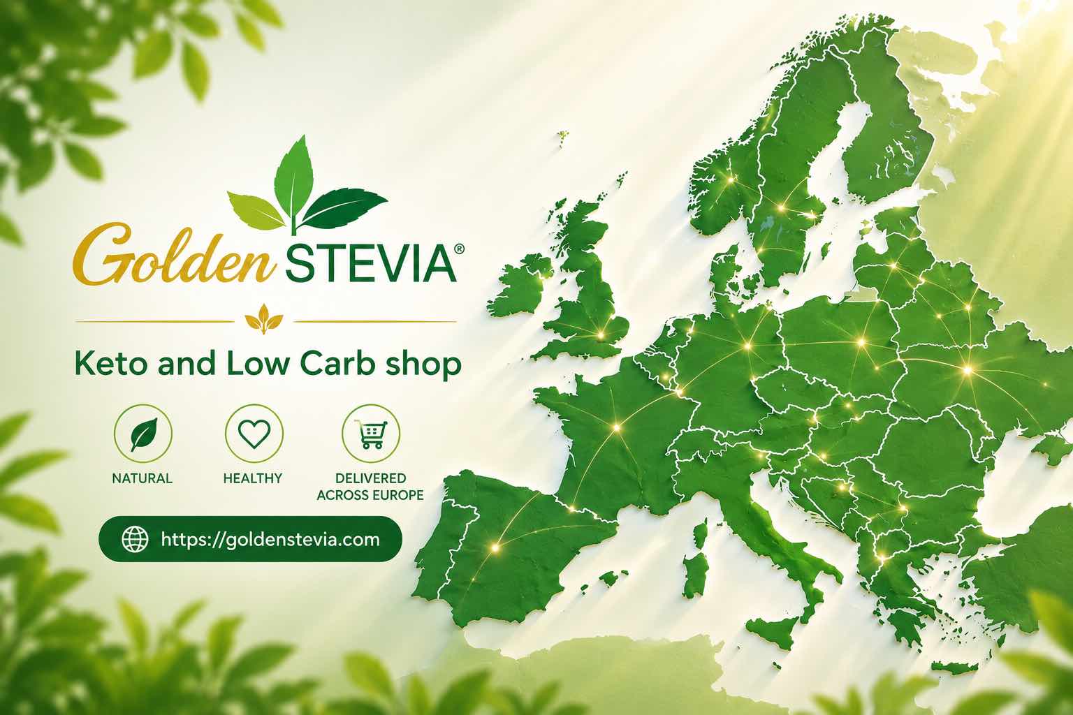 Golden Stevia Expands Reach Across Poland and Germany with Fast Delivery of Keto and Low-Carb Products