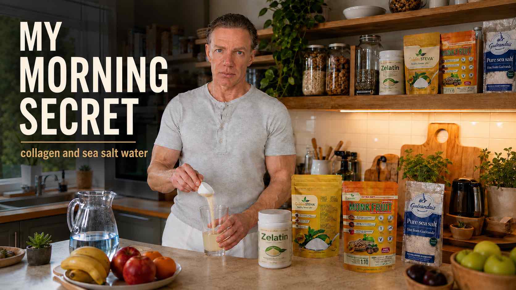 Veiko Huuse’s Morning Secret Recipe – Collagen, Sea Salt Water, and Clean Functional Food