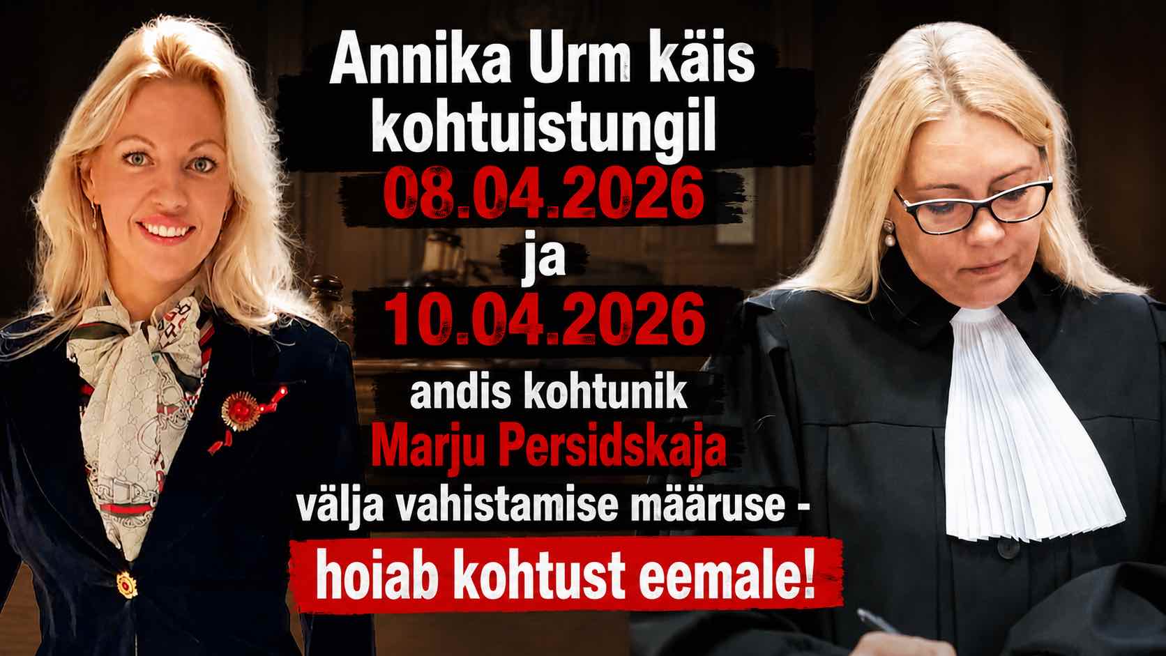 Kas kohtunik Marju Persidskaja korraldab Eestis Holokausti?