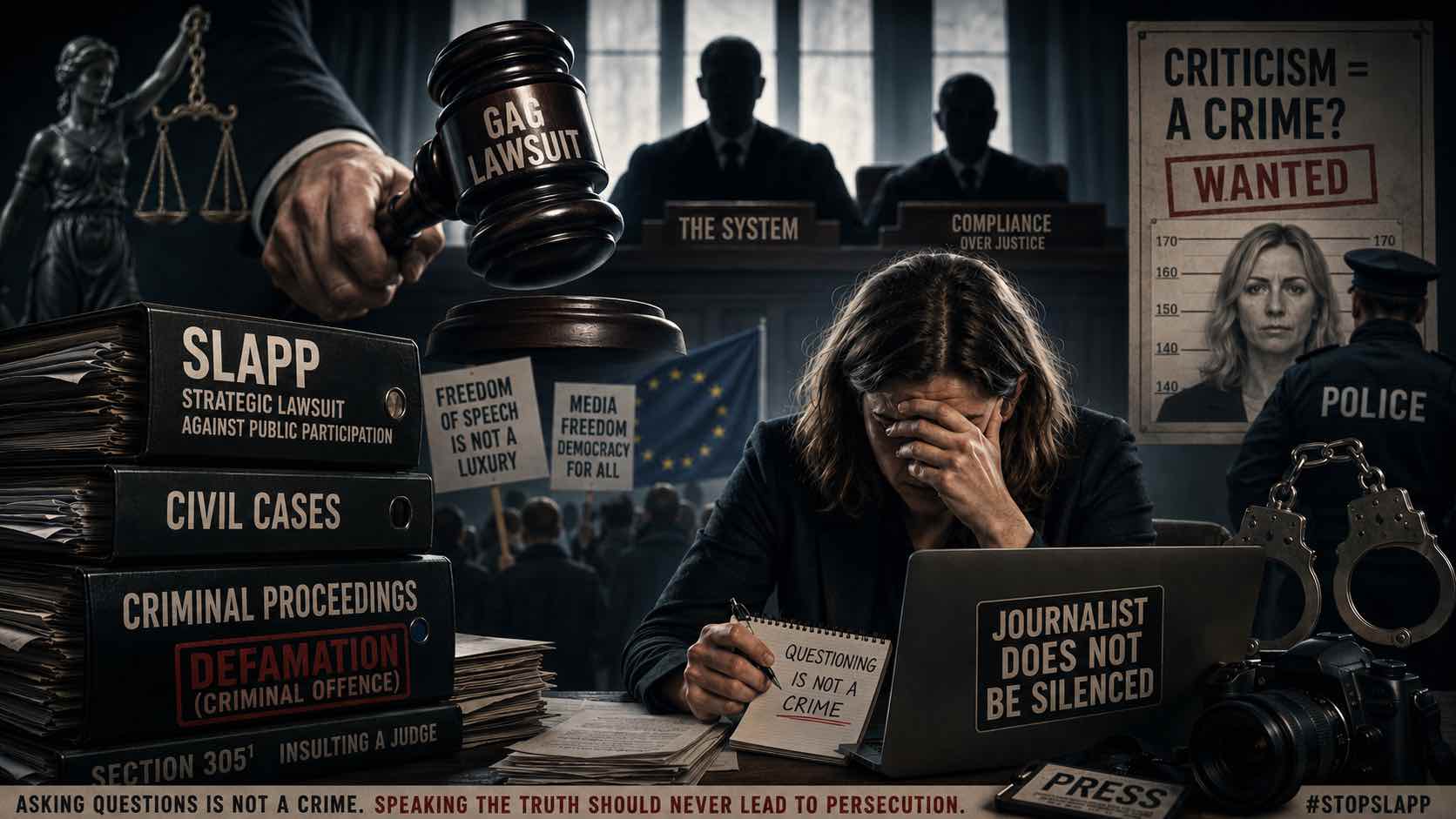 When the Courtroom Becomes a Weapon of Silence: The Creeping Threat of SLAPP in Estonia and Worldwide