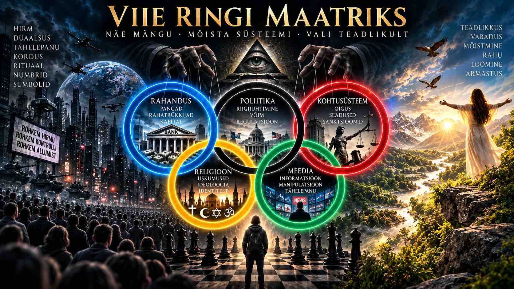 Viie Ringi Maatriks-ole teadlikum-astu ringist välja-Fonte.News-Veiko Huuse